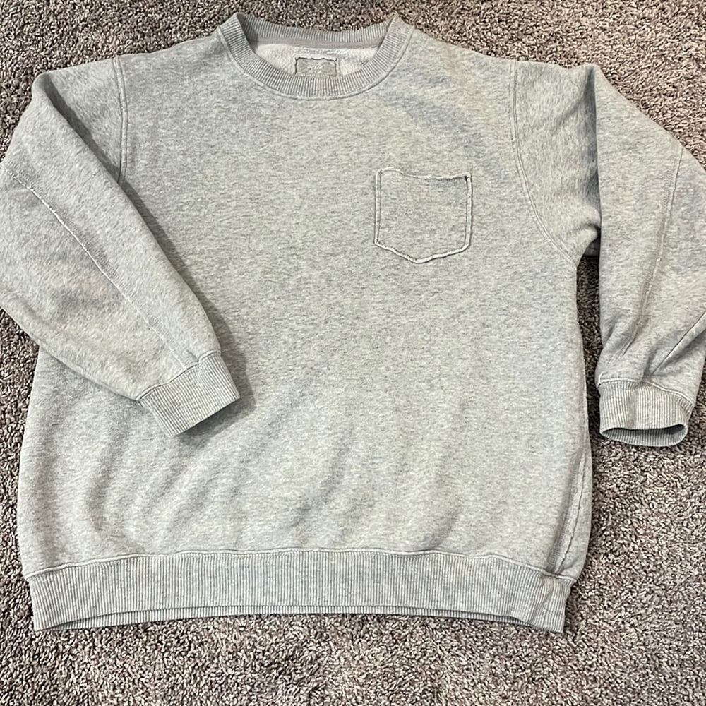 Aerie crew neck pocket pull over